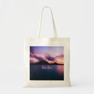 Bolso De Tela Playa Bora Bora Suset Island