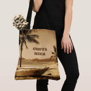 Bolso De Tela Playa de Costa Rica Vintage