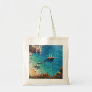 Bolso De Tela Playa de Grecia