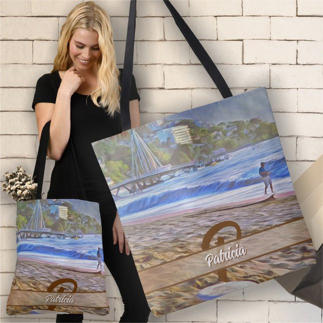 Bolso De Tela Playa de Los Muertos 786 (Subido por el creador)