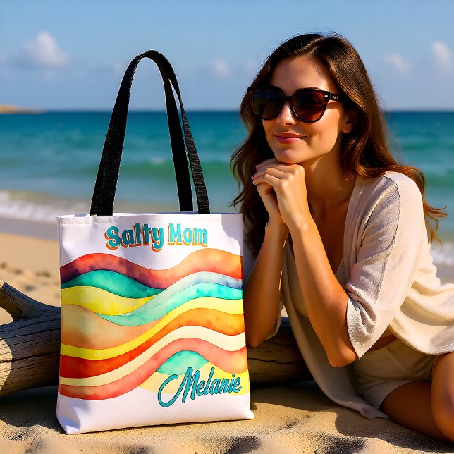 Bolso De Tela Playa de Mamá Salada Estilo de Verano (Subido por el creador)