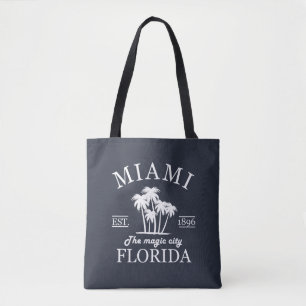 Bolso De Tela Playa de Miami City, Florida