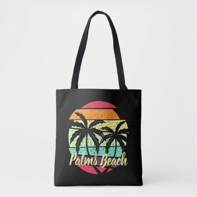 Bolso De Tela Playa de Palms (Anverso)