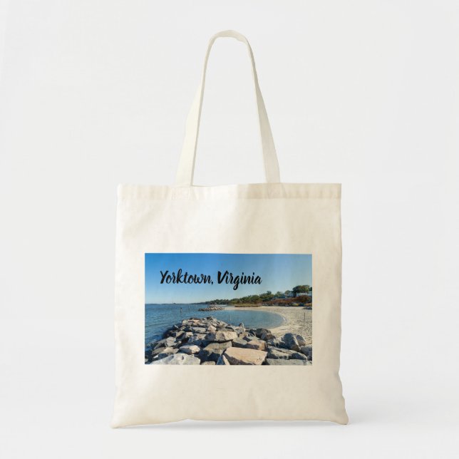 Bolso De Tela Playa de Yorktown en Virginia (Frente)