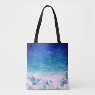 Bolso De Tela Playa del Mar del Océano Azul