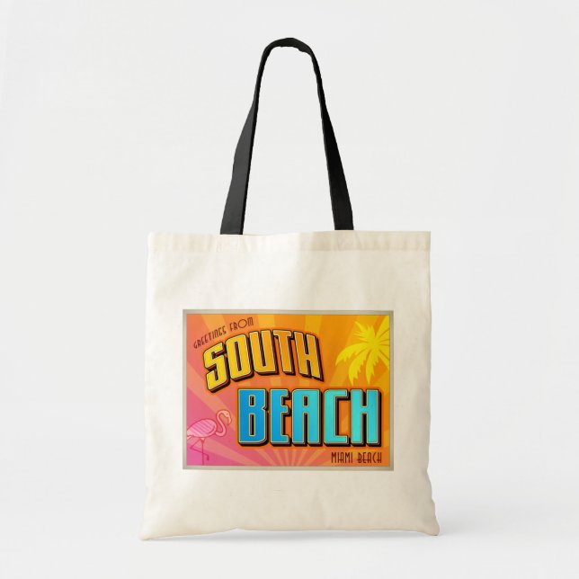 BOLSO DE TELA PLAYA DEL SUR (Frente)