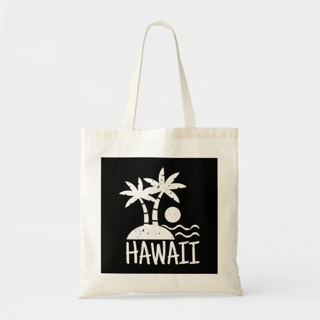 Bolso De Tela Playa Hawaii (Frente)
