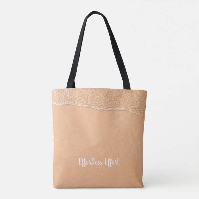 Bolso De Tela Playa personalizada (Reverso)
