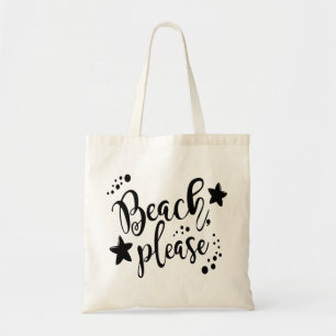 Bolso De Tela Playa, por favor