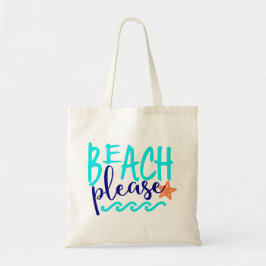 Bolso De Tela Playa por favor