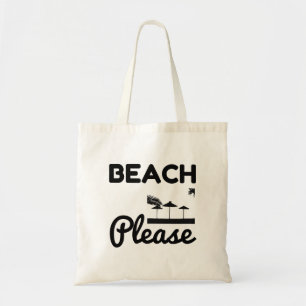 Bolso De Tela Playa, por favor