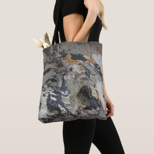 Bolso De Tela Playa Rustic Swiract Abstract Driftwood Photo
