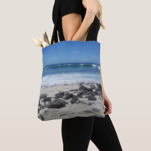 Bolso De Tela Playa Sea Foam Ocean Lava