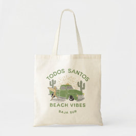 Bolso De Tela Playa Todos Santos Vibes México vintage