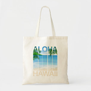 Bolso De Tela Playa Tropical de Aloha Hawaii