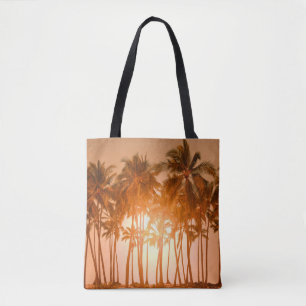 Bolso De Tela Playa tropical: vista natural panorámica
