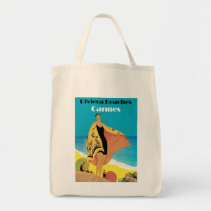 Bolso De Tela Playas Riviera ~ Cannes