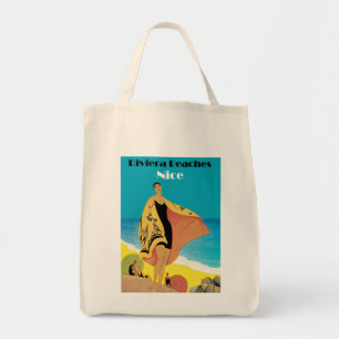 Bolso De Tela Playas Riviera ~ Niza