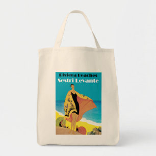 Bolso De Tela Playas Riviera ~ Sestri Levante