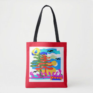 Bolso De Tela Playas - Sol y Surf - Australia - Azul