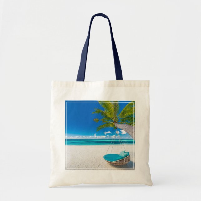 Bolso De Tela Playas tropicales | Arco de playa de paisajes trop (Frente)
