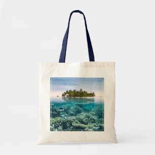 Bolso De Tela Playas tropicales Atolón Ari de Maldivas
