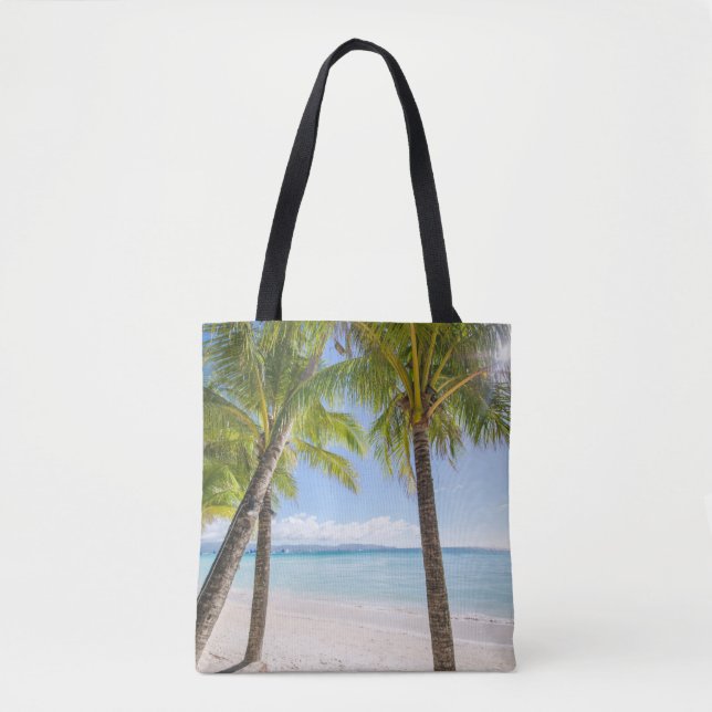 Bolso De Tela Playas tropicales | Boracay Filipinas (Anverso)