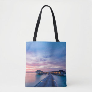 Bolso De Tela Playas tropicales Bungalows Maldivas