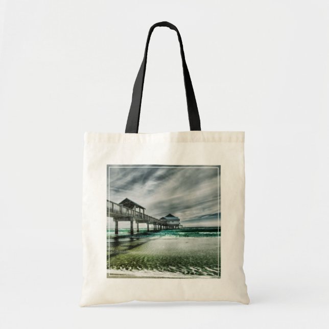 Bolso De Tela Playas tropicales | Clearwater Florida (Frente)