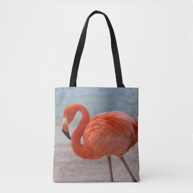 Bolso De Tela Playas tropicales | Flamingo caribeño, Aruba (Anverso)