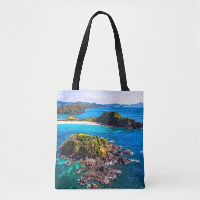 Bolso De Tela Playas tropicales | Las Filipinas de El Nido (Anverso)