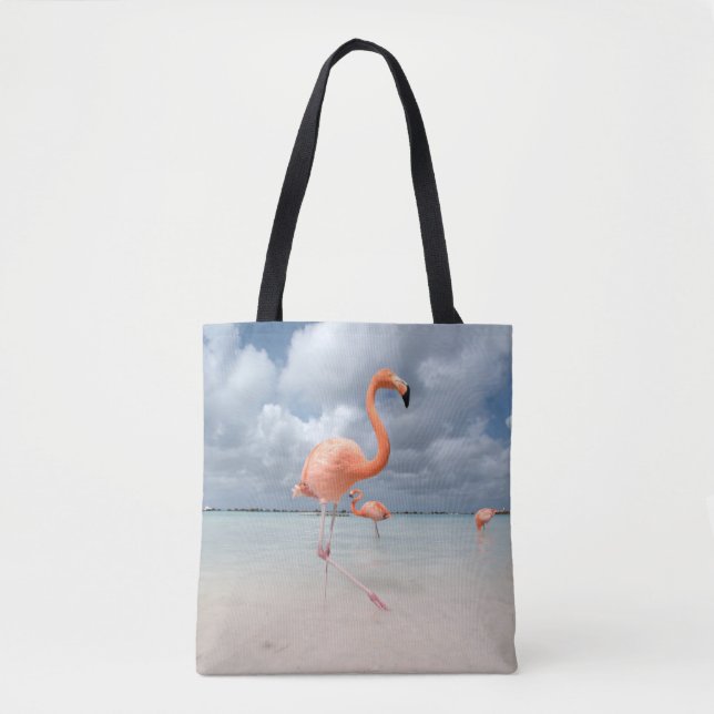 Bolso De Tela Playas tropicales | Playa Flamingos, Aruba (Anverso)