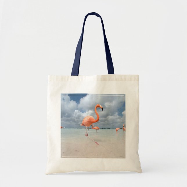 Bolso De Tela Playas tropicales | Playa Flamingos, Aruba (Frente)