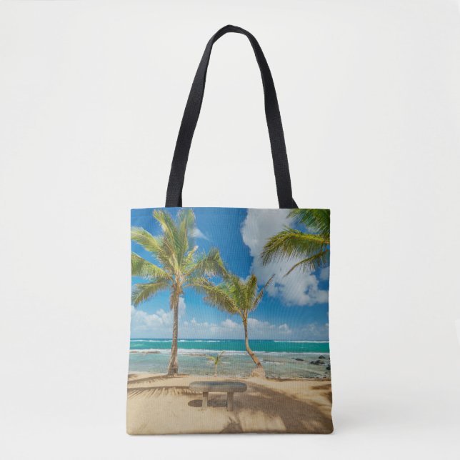 Bolso De Tela Playas tropicales | Playa Kuau Cove, Maui Hawaii (Anverso)