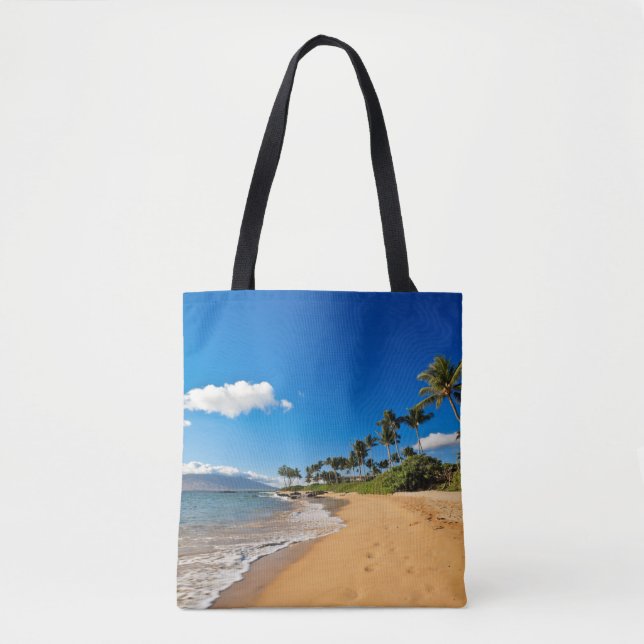 Bolso De Tela Playas tropicales | Wailea, Maui, Hawaii (Anverso)