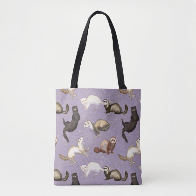 Bolso De Tela Playous Ferret Business (Anverso)
