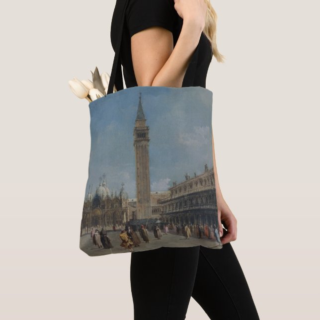 Bolso De Tela Plaza San Marco (Detalle)