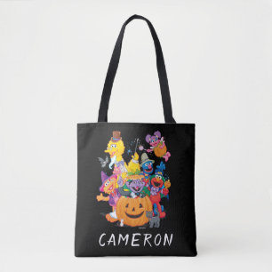 Bolso De Tela Plaza Sésamo   Feliz Halloween