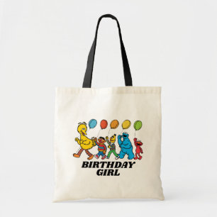 Bolso De Tela Plaza Sésamo Globos Fiestas