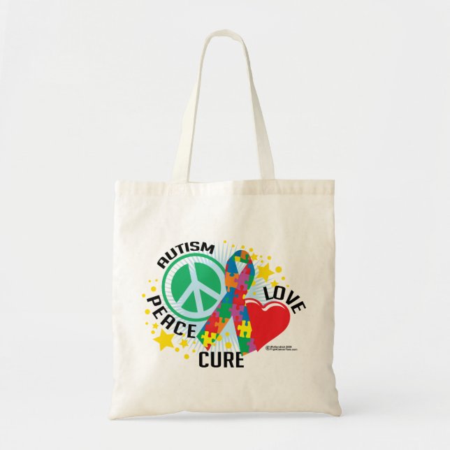 Bolso De Tela PLC del autismo (Frente)