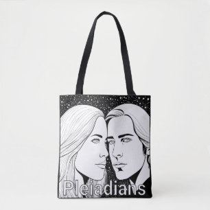 Bolso De Tela Pleyadianos extraterrestres altos femeninos y masc