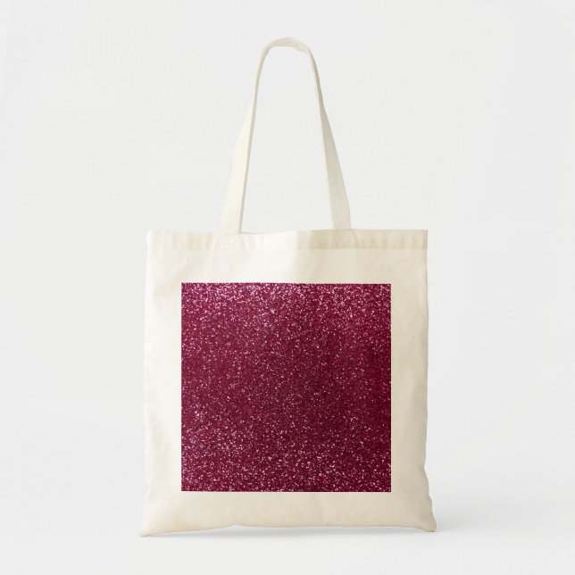 Bolso De Tela Plum purpurina (Frente)