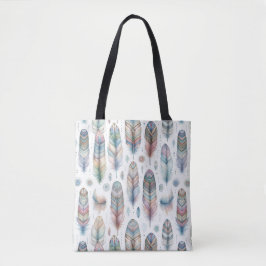 Bolso De Tela Pluma de Fantasía