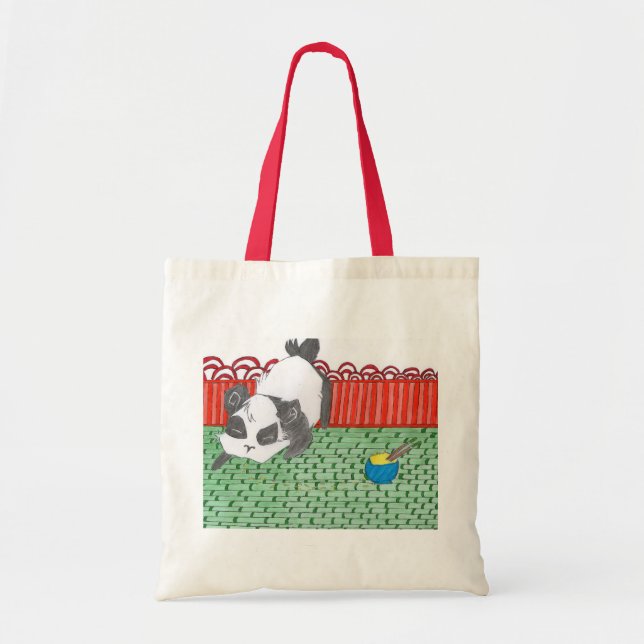 Bolso De Tela Po, nuestra pequeña panda de China (Frente)