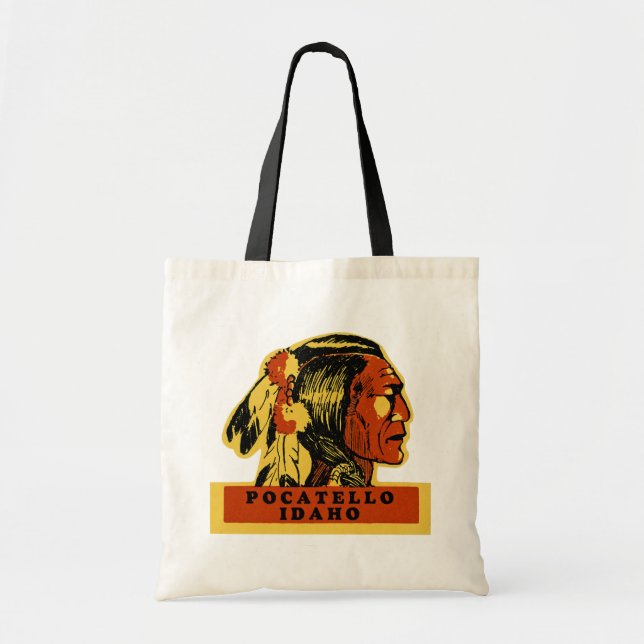 Bolso De Tela Pocatello Idaho (Frente)