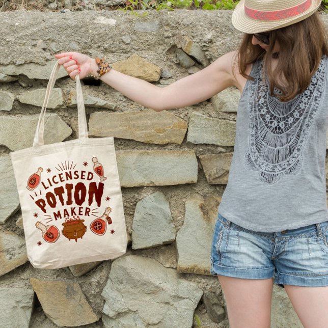 Bolso De Tela Pociones De Brujas Y Cauldrón (Subido por el creador)