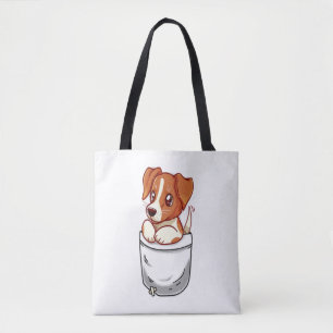 Bolso De Tela Pocket Cute Jack Russell Terrier
