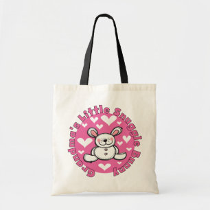 Bolso De Tela Poco conejito del Snuggle de la abuela
