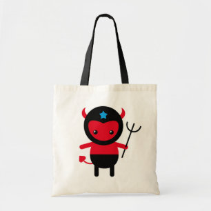 Bolso De Tela Poco diablo de Ninja del kawaii