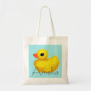 Bolso De Tela "Pocos Ducky de goma "